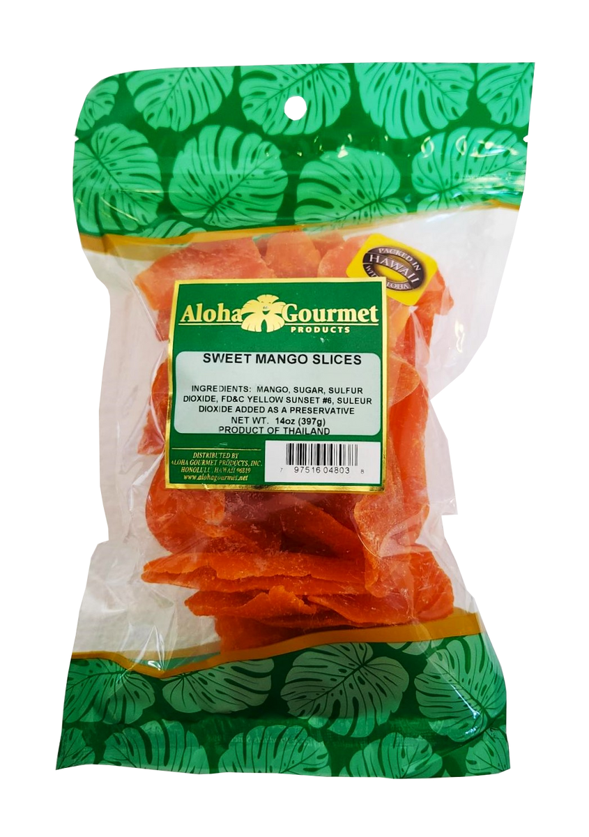 Aloha Gourmet Sweet Mango Slices 14oz.– Hawaii Food To You