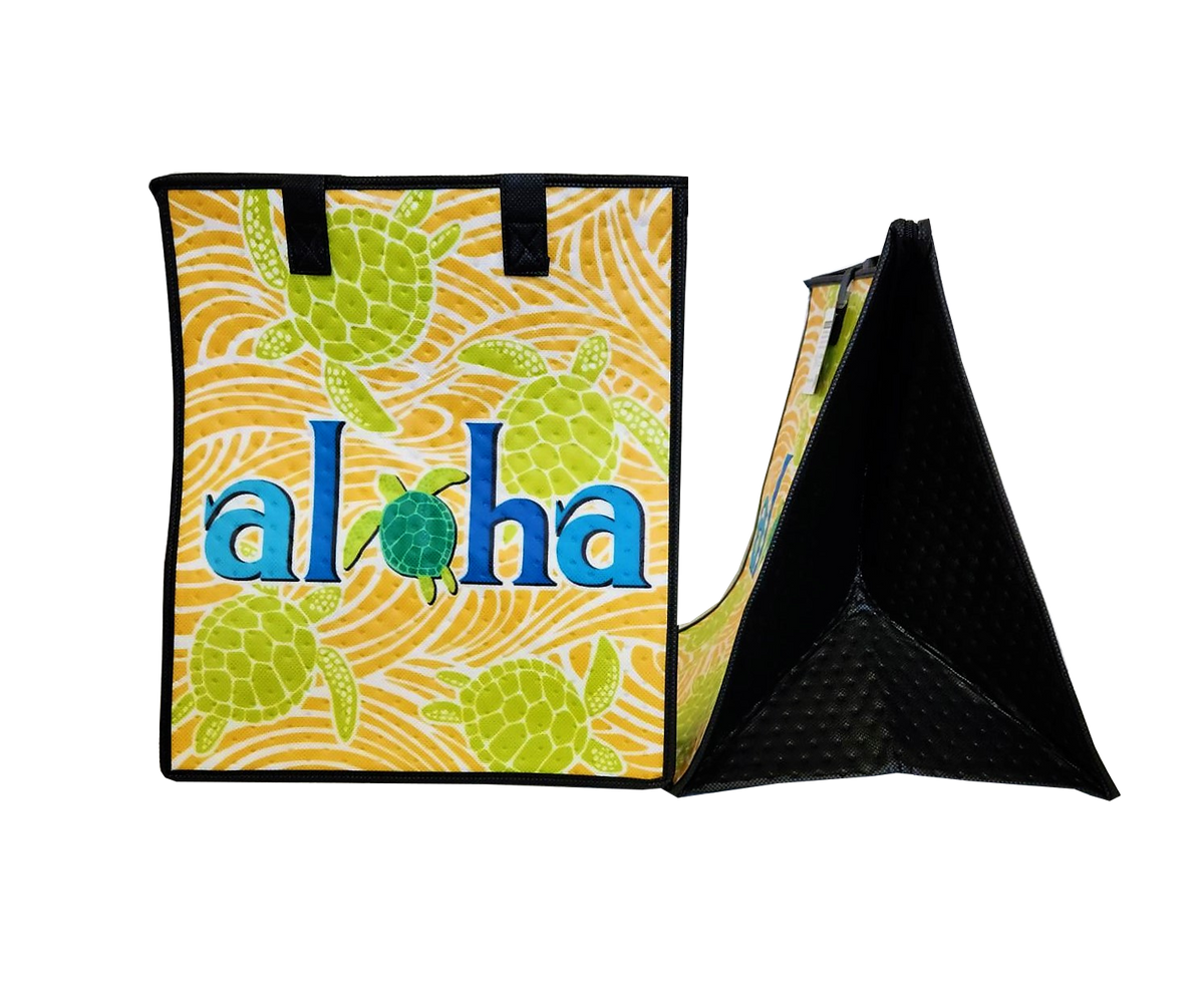 Tropical Hawaiian Hot/Cold Insulated Large Bag HAWAII ISLES MINT