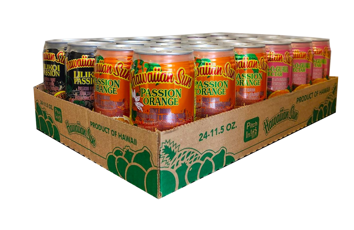 Hawaiian Sun Drink - Green Tea with Gingseng (24 Pack) | Free