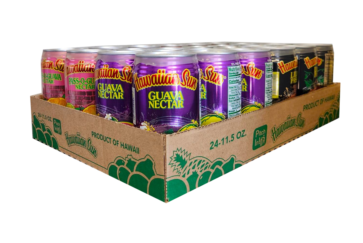 Hawaiian Sun Drink - Green Tea with Gingseng (24 Pack) | Free