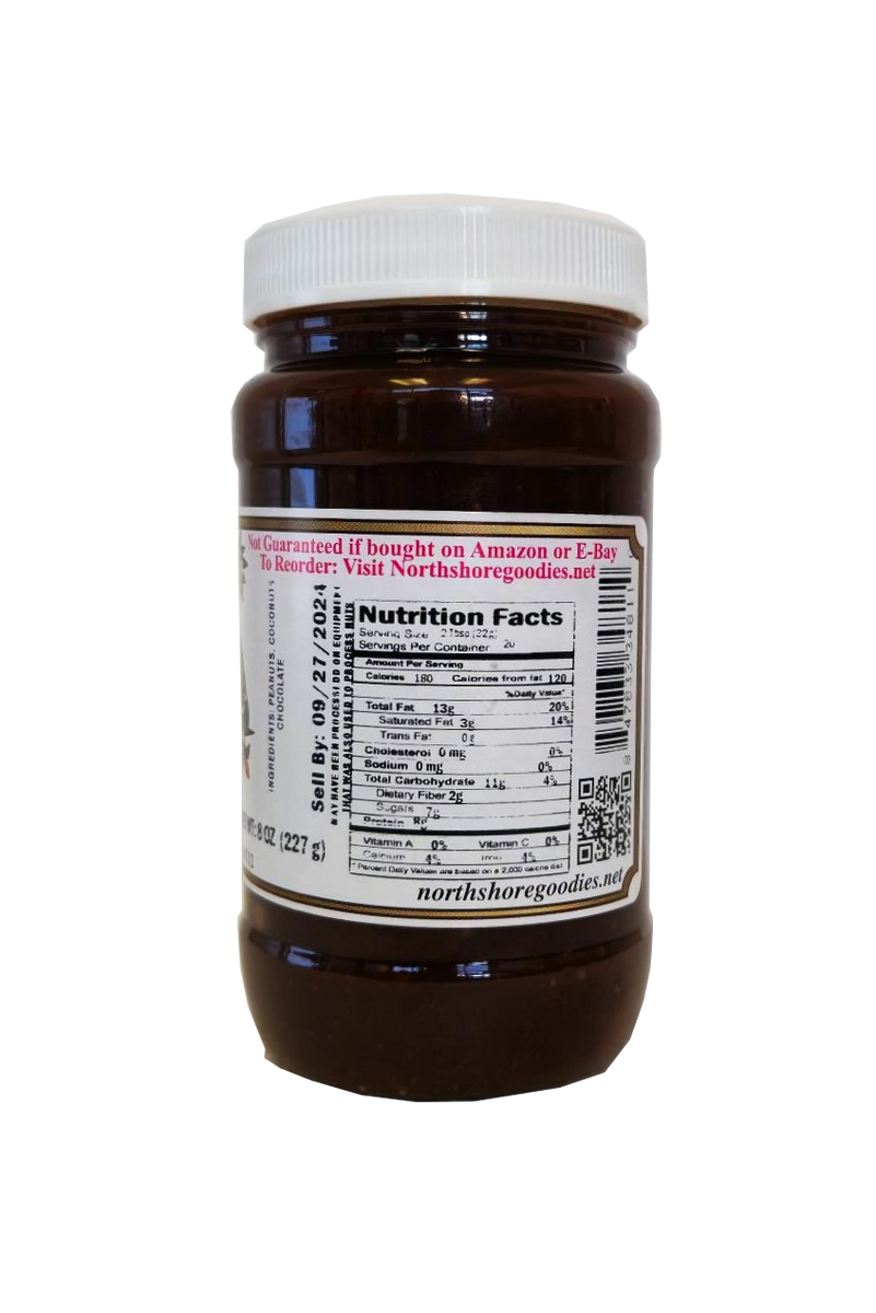 North Shore Goodies The Original Chocolate Coconut Peanut Butter 8 oz
