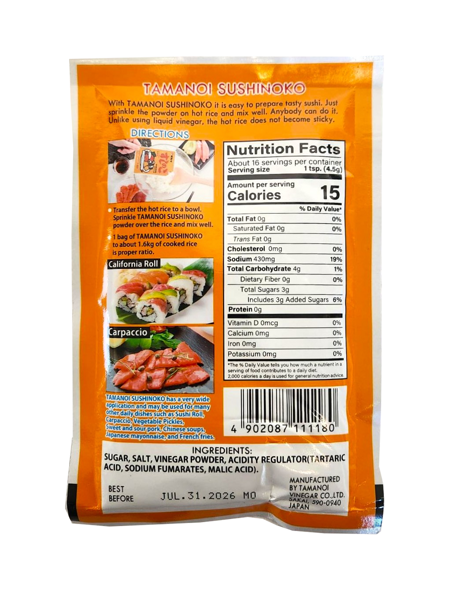 Tamanoi Sushi No Ko Instant Sushi Seasoning-Sushi Powder Vinegar