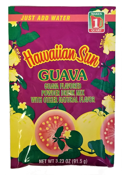Hawaiian Sun Powdered Guava Nectar Drink Mix 3.23oz
