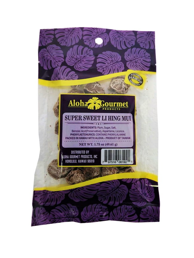Aloha Gourmet Super Sweet Lihing Mui 1.75 oz (NOT FOR SALE TO CALIFORNIA)