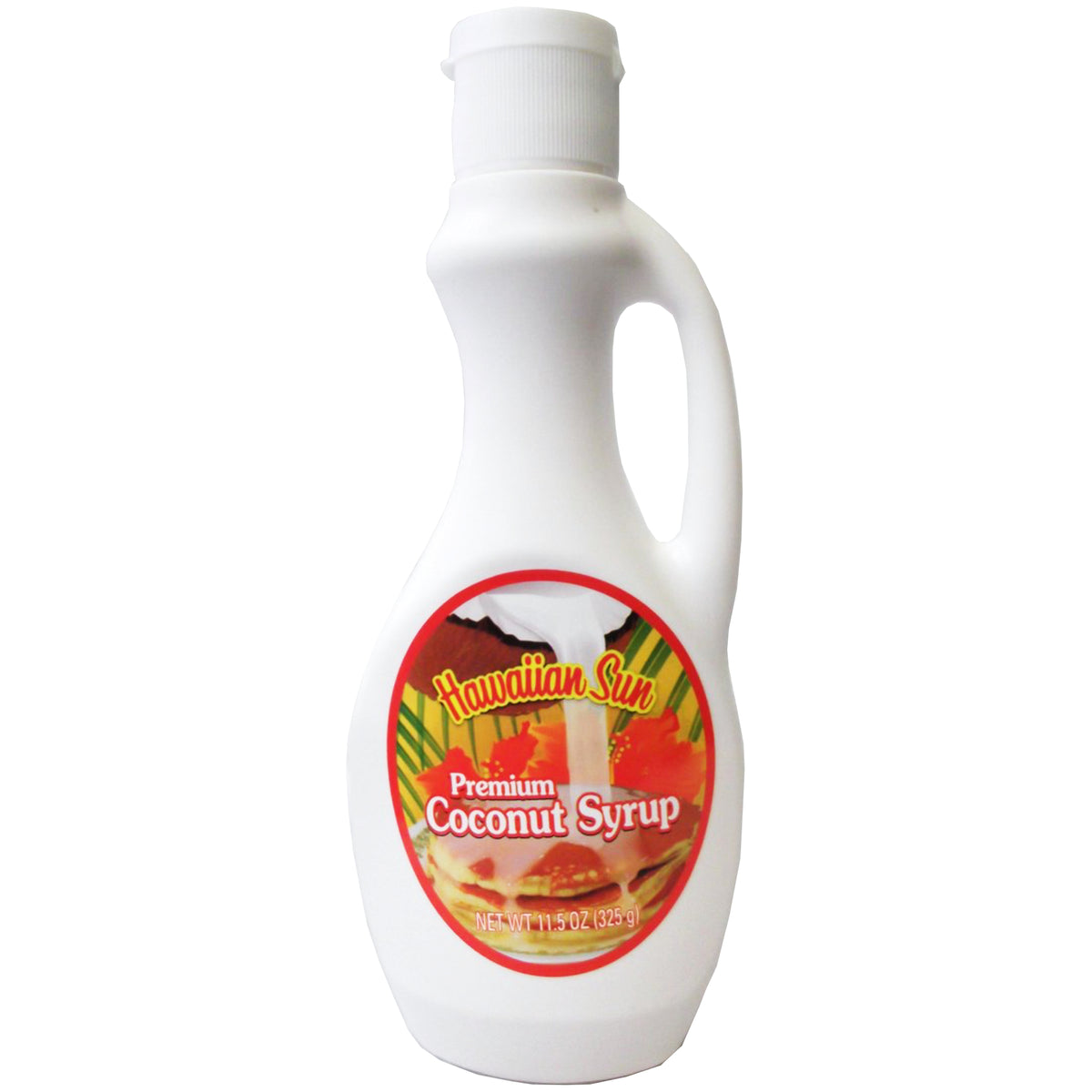 Premium Coconut Syrup by Hawaiian Sun Hawaii Made Fresh Delicious