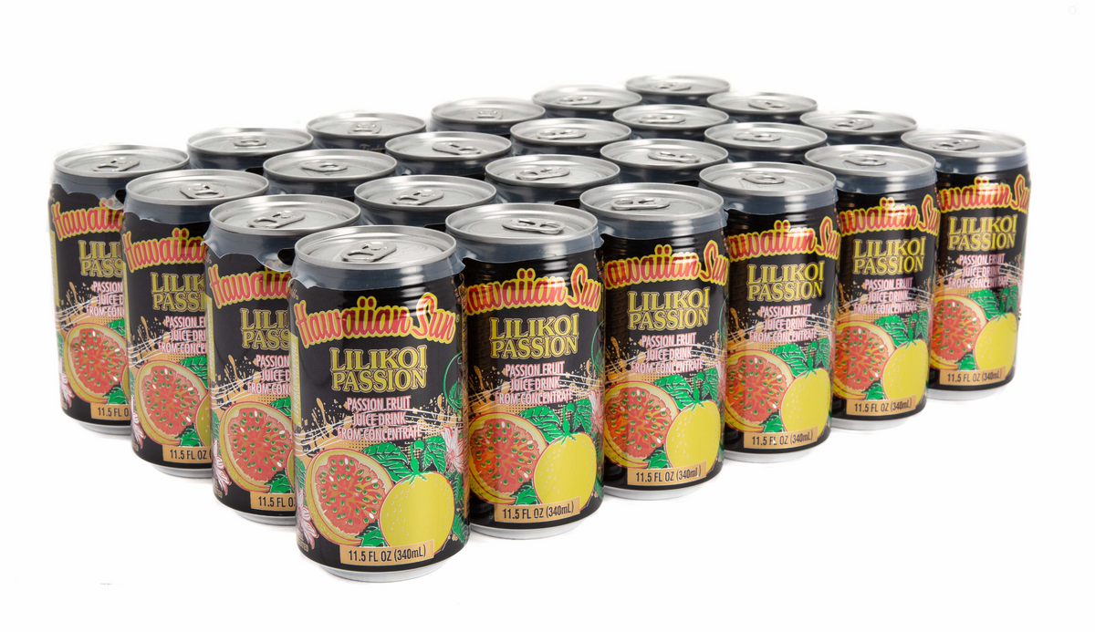 Hawaiian Sun Drink - Lilikoi Passion (24 Pack) | Free Shipping