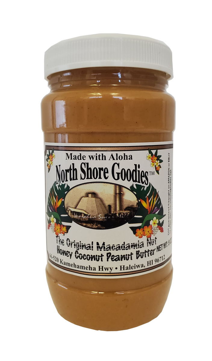 North Shore Goodies The Original Macadamia Nut Honey Coconut Peanut Bu