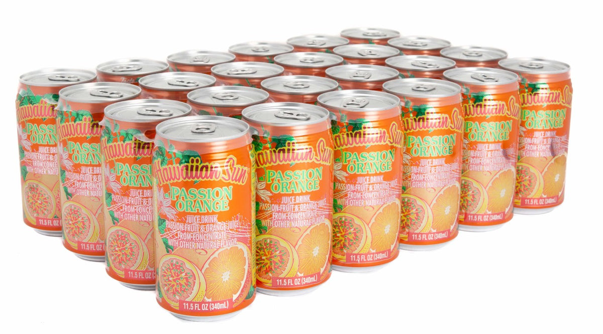 Hawaiian Sun Drink - Passion Orange (24 Pack) | Free Shipping