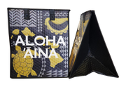 Tropical Paper Garden Hawaiian Hot/Cold Insulated Large Bag - ALOHA AINA BLACK LRG