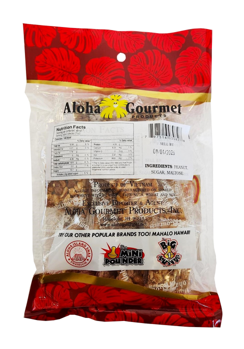 Aloha Gourmet Crunchy Peanut Cake 8oz.