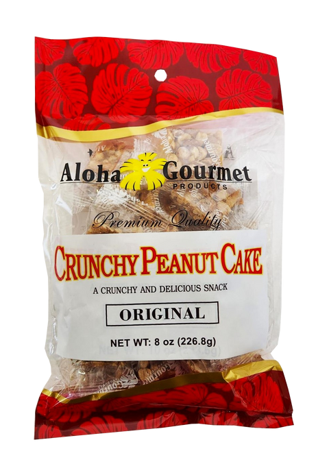 Aloha Gourmet Crunchy Peanut Cake 8oz.