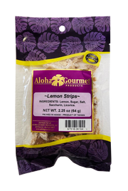 Aloha Gourmet Lemon Strips 2.25 oz