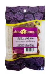 Aloha Gourmet Red Lihing Mui 2.5oz (NOT FOR SALE TO CALIFORNIA)