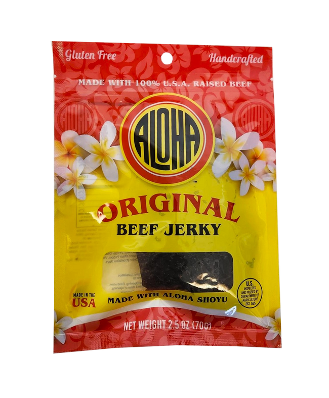 Aloha Shoyu Beef Jerky 2.5oz  - Original