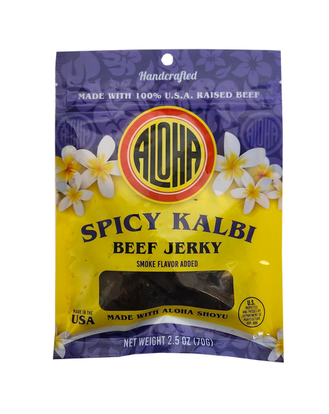 Aloha Shoyu Beef Jerky 2.5oz  - Spicy Kalbi 2.5oz