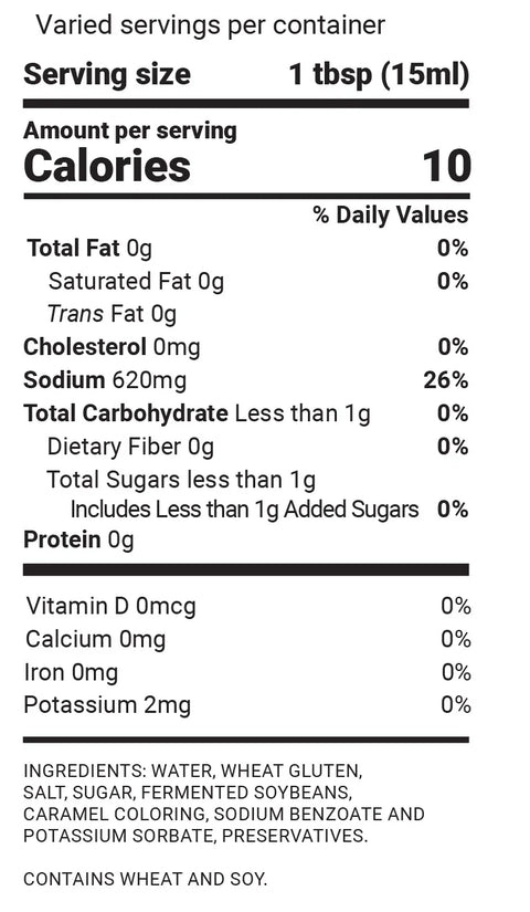 Aloha Soy Sauce Lower Salt 64oz