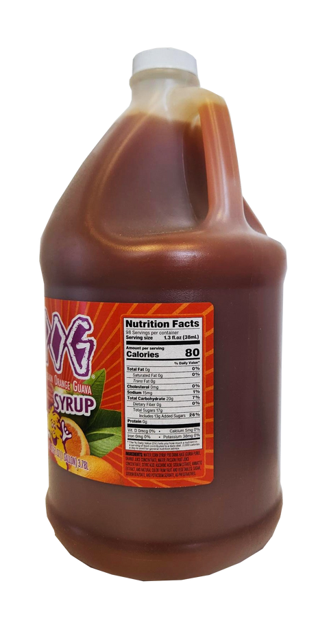 Aloha Shoyu POG (Passion, Orange, Guava) Concentrate Syrup 1 Gallon