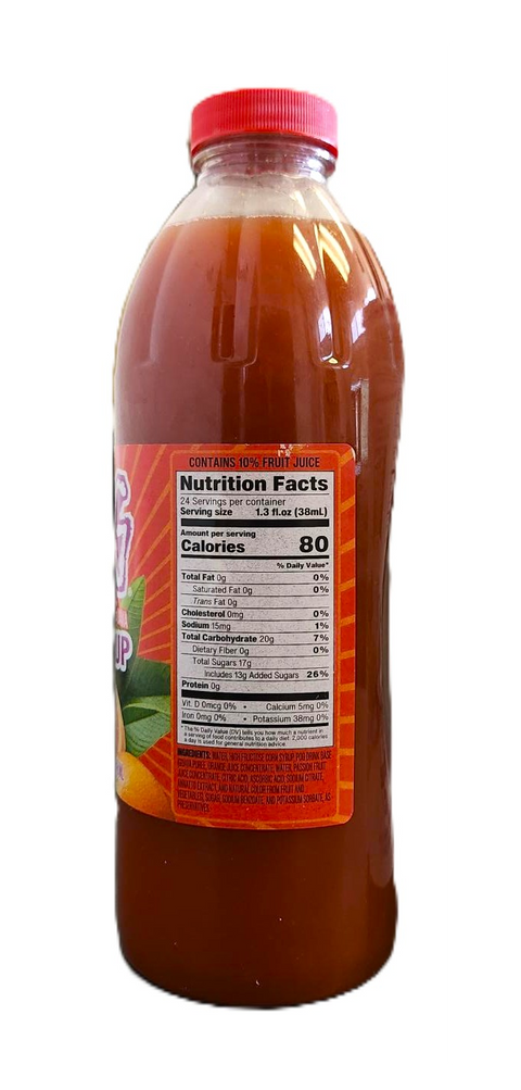 Aloha Shoyu POG (Passion, Orange, Guava) Concentrate Syrup 32oz. (1QT.)