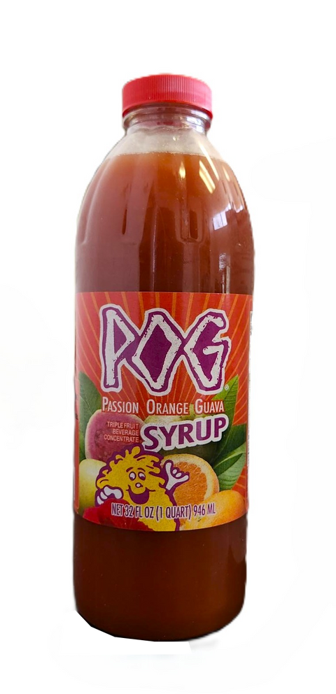 Aloha Shoyu POG (Passion, Orange, Guava) Concentrate Syrup 32oz. (1QT.)