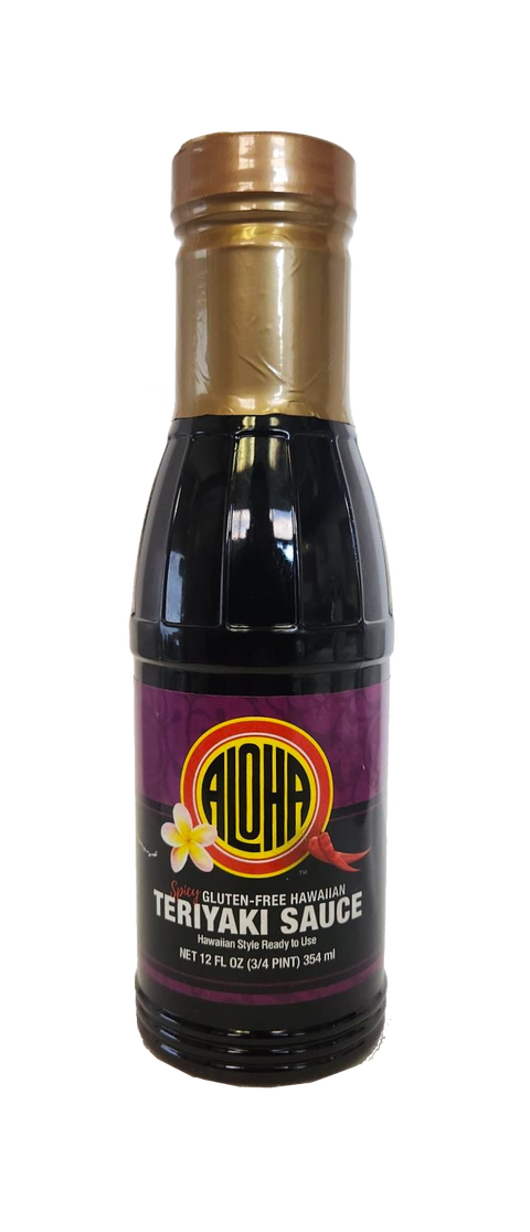 Aloha Spicy Gluten-Free Hawaiian Teriyaki Sauce 12oz