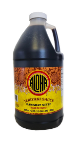 Aloha Hawaiian Style Teriyaki Sauce 64 oz (1/2 Gallon)