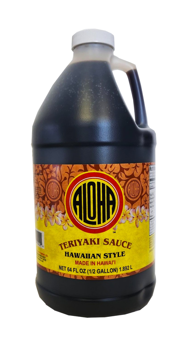 Aloha Hawaiian Style Teriyaki Sauce 64 oz (1/2 Gallon)