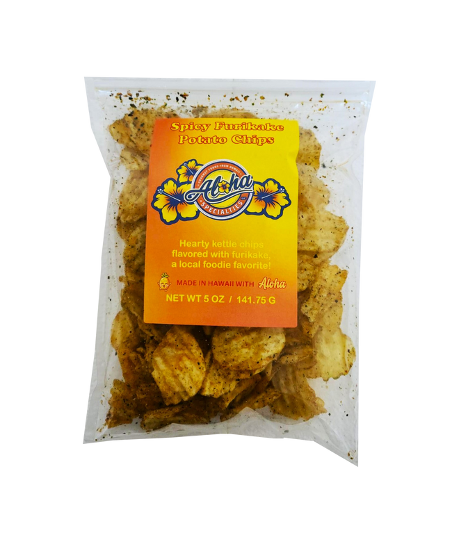 Aloha Specialties Furikake Potato Chips - Spicy 5oz