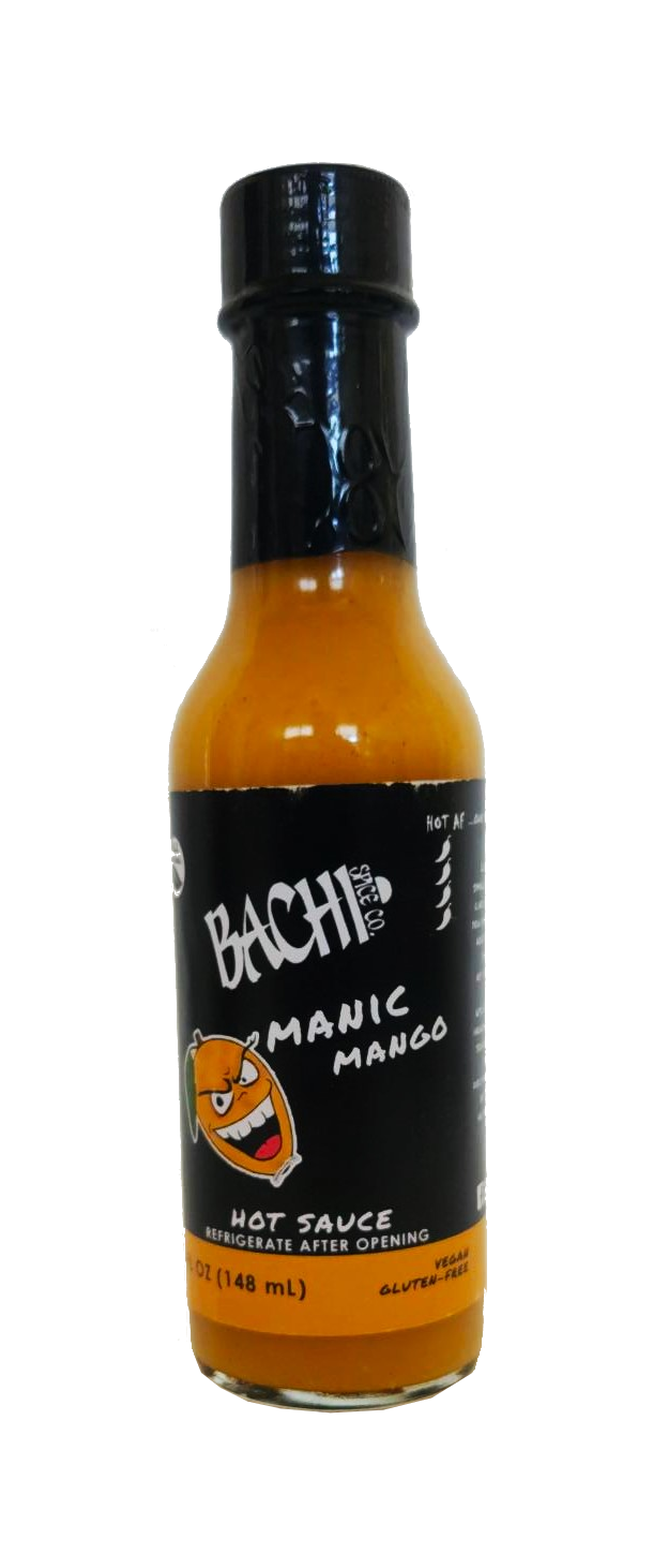 Bachi Spice Co. Maniac Mango Hot Sauce 5oz