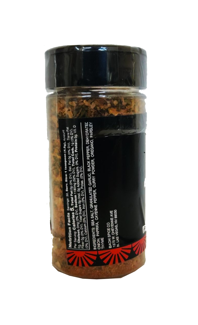 Bachi Spice Co. Rajun Cajun Spicy Seasoning 8oz Hawaii Food To You