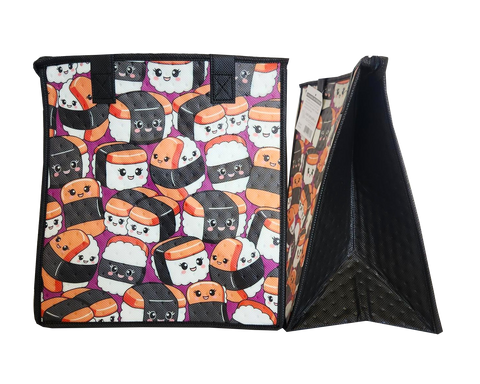 Tropical Paper Garden Hawaiian Hot/Cold Reusable Medium Bag - BITTY BITES PURPLE MED