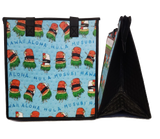 Tropical Paper Garden Hawaiian Hot/Cold Reusable Medium Bag - BOOGIE BLUE MED