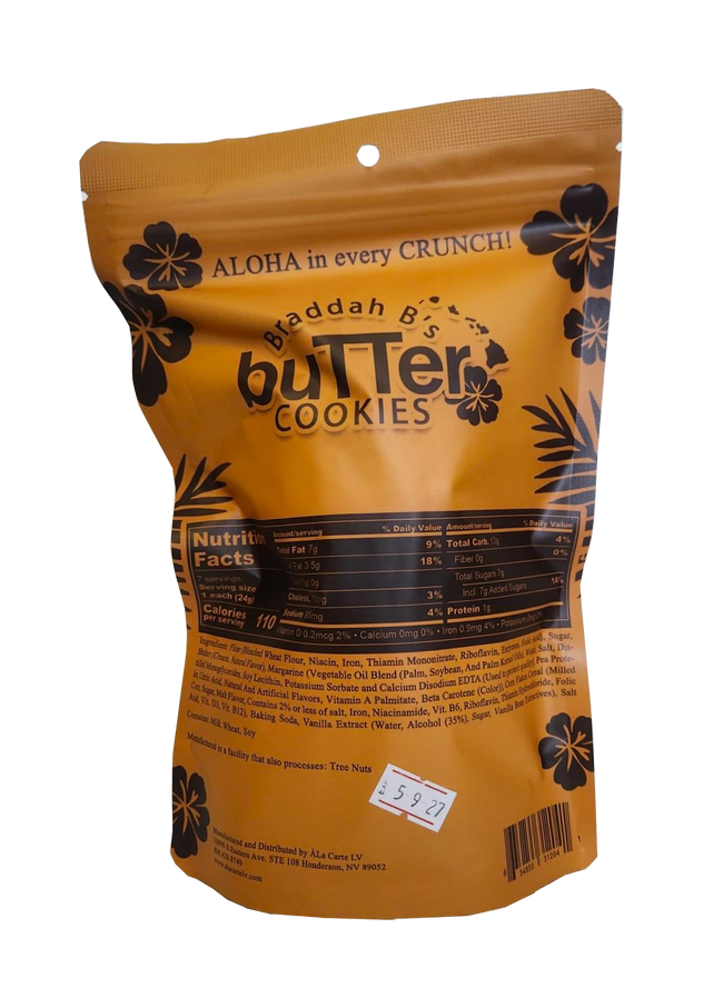 Braddah B's Butter Cookies - Cornflake Crunch 6oz.