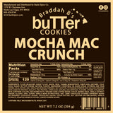 Braddah B's Butter Cookies - Mocha Mac Crunch 7.2 oz.