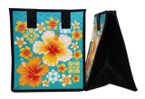 Tropical Paper Garden Hawaiian Hot/Cold Reusable Small Bag - BRANDY AQUA PET