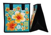 Tropical Paper Garden Hawaiian Hot/Cold Reusable Small Bag - BRANDY AQUA PET
