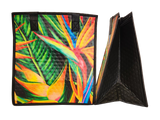 Tropical Paper Garden Hawaiian Hot/Cold Reusable Medium Bag - BRUSHED BLACK MED