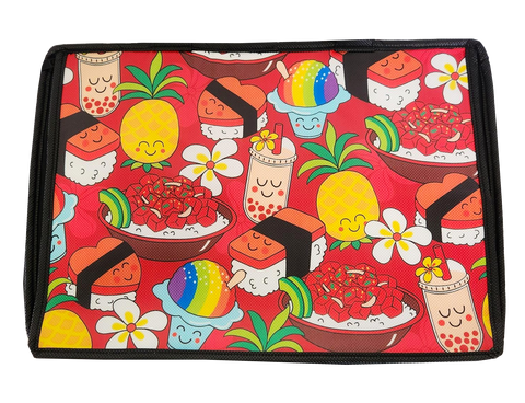 Tropical Paper Garden Hot/Cold Reusable Large Casserole Bag - COLLAB RED