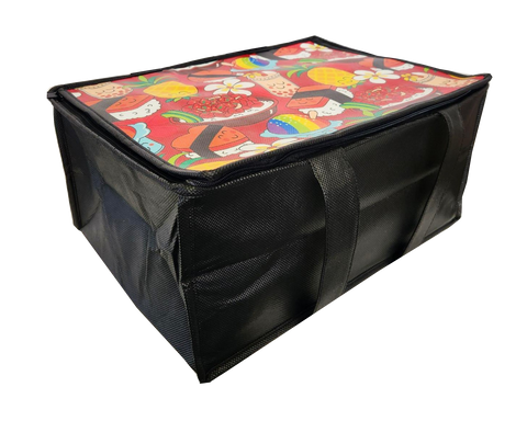 Tropical Paper Garden Hot/Cold Reusable Large Casserole Bag - COLLAB RED