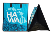 Tropical Paper Garden Hawaiian Hot/Cold Insulated Large Bag - CHAIN TEAL LRG