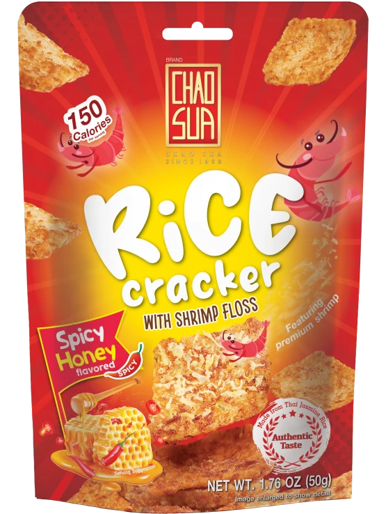 Shrimp Rice Cracker Chao Sua Rice Cracker with Shrimp Floss - Spicy Honey 1.76oz.– Hawaii ...