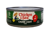 Chicken of the Sea Wild Caught Chunk Light Tuna in Oil 5oz