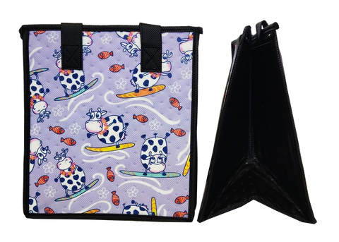 Tropical Paper Garden Hawaiian Hot/Cold Reusable Small Bag - COWABUNGA LAV PET