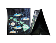 Tropical Paper Garden Hawaiian Hot/Cold Insulated Large Bag - DEEP DIVE BLACK