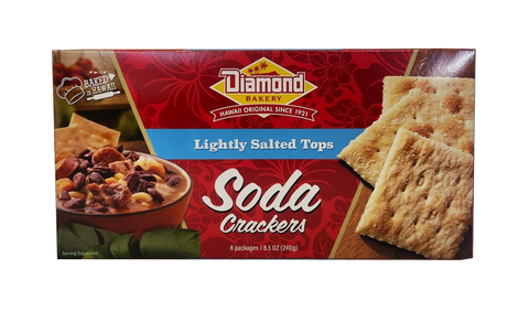 Diamond Bakery Hawaiian Soda Crackers - Lightly Salted Tops 8.5oz