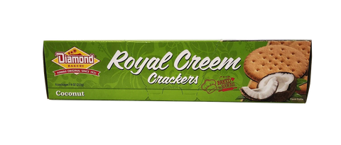 Diamond Bakery Royal Creem Cracker Original Small 8oz - Coconut