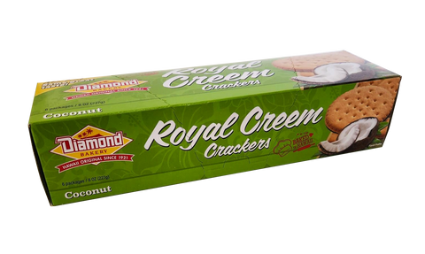 Diamond Bakery Royal Creem Cracker Original Small 8oz - Coconut