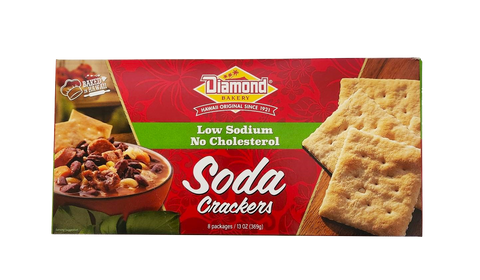 Diamond Bakery Hawaiian Soda Crackers - Low Sodium/No Cholesterol 13oz