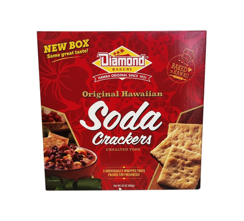 Diamond Bakery Soda Crackers Unsalted Tops 30oz