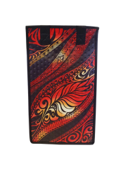 Tropical Paper Garden Reusable Hot/Cold Double Wine Bag- MAORI RED