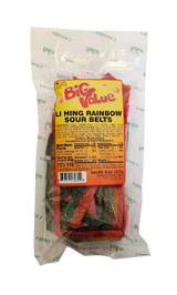 Enjoy Big Value Li Hing Rainbow Sour Belts 8 oz